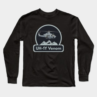 UH-1Y Venom Helicopter Long Sleeve T-Shirt